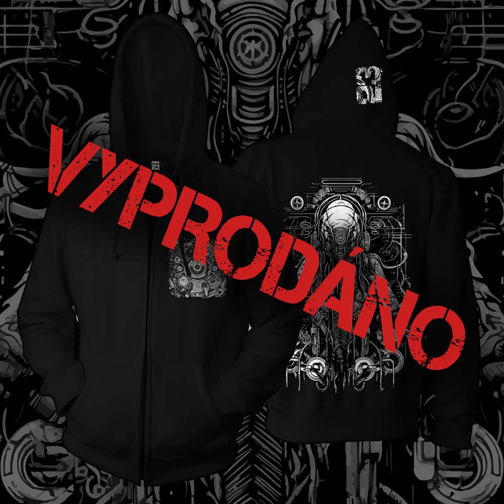 Unisex mikina se zipem Biomechanical limitovaná edice